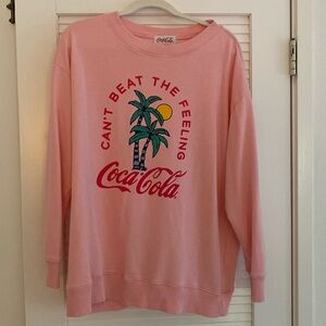 Wildfox Coca-Cola Collab Oversized Sweatshirt
